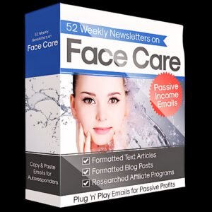 52 Weekly Newsletters On Face Care