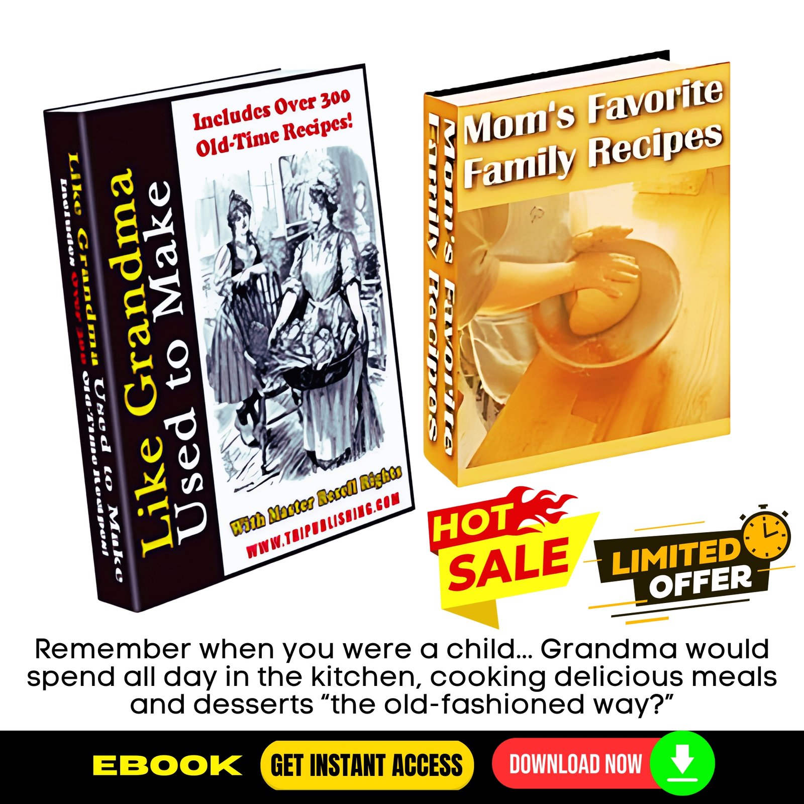 Grandma & Mom's Recipes (eBooks)