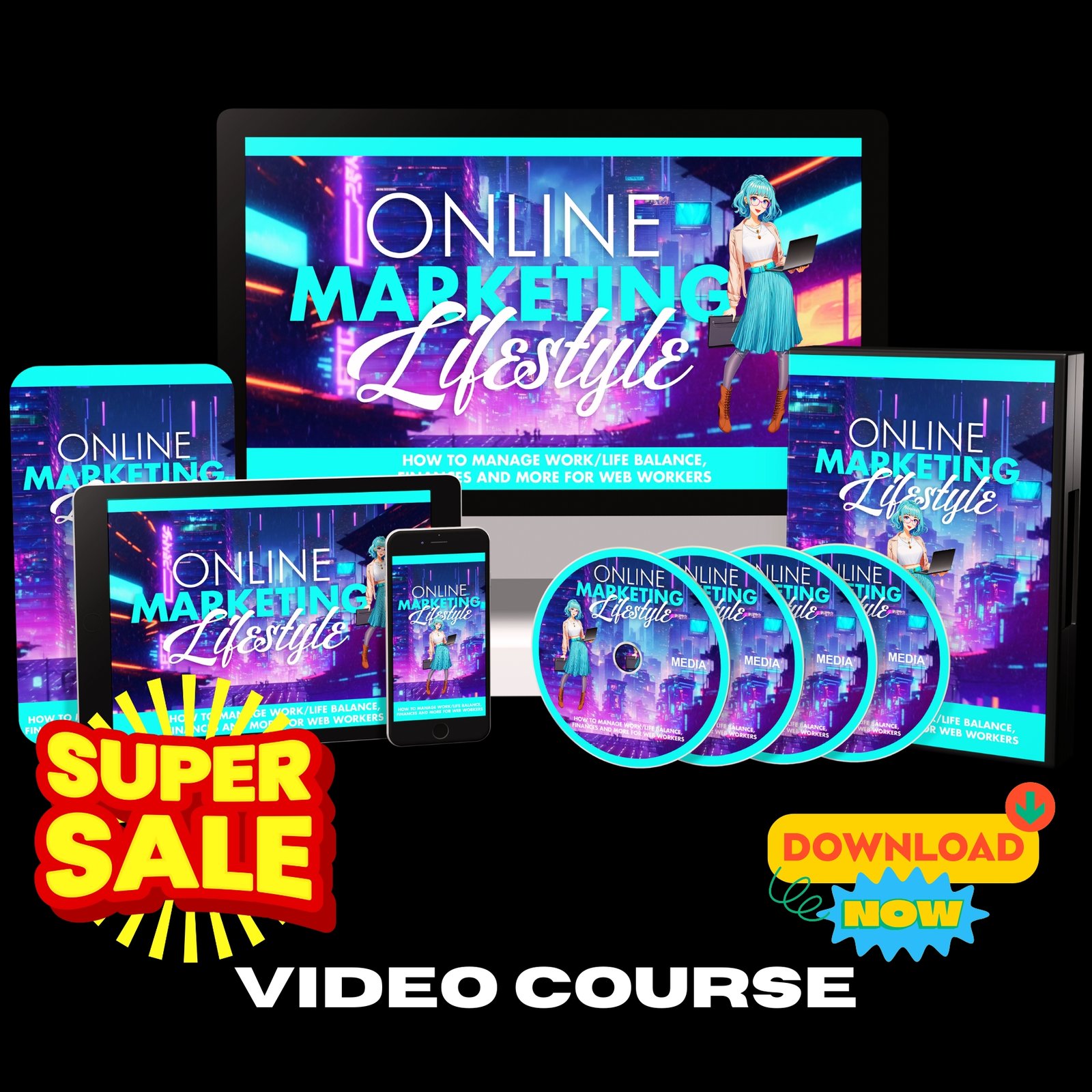 Online Marketing Lifestyle Upgrade Package (Video Course)